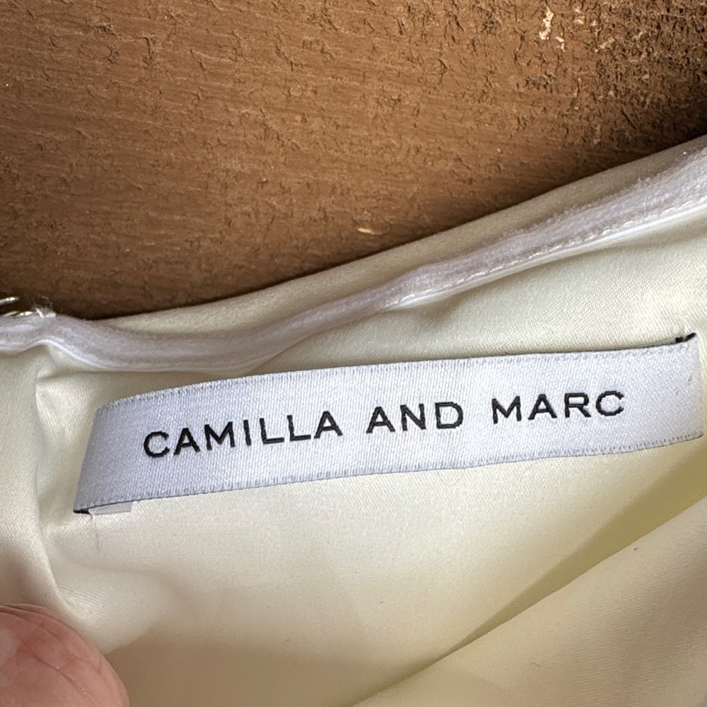 camilla & marc Blue Floral Off-Shoulder Blouse - Picture 2 of 5